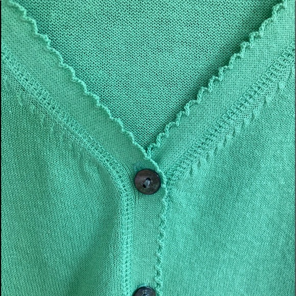 Sandwich Pale Green Cardigan Large - Picture 1 of 8